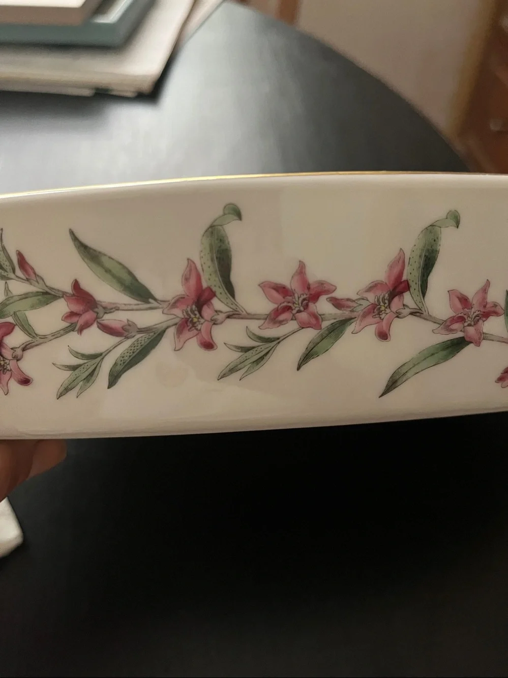 SPODE “Gilia” Floral Casserole dish
